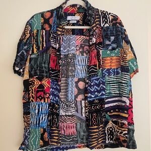 Men’s short sleeve button down shirt